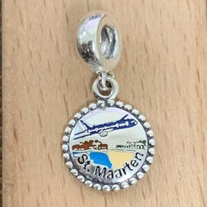 Pandora St Maarten Exclusive Dangle Charm Pendant, S925 Silver Bracelets